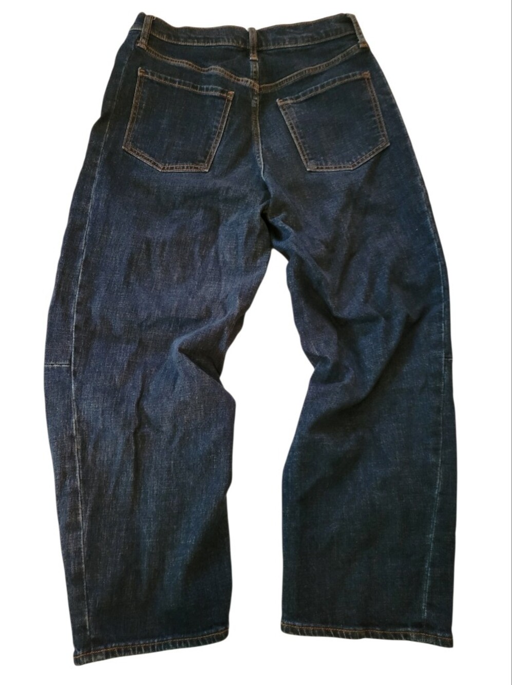 Old Navy Women's Size 6 Barrel Leg With Side Seams High-Rise Ankle Jeans - Picture 2 of 9